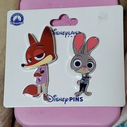 Disneyland Paris Zootopia Nick Wilde & Judy Hopps pi
