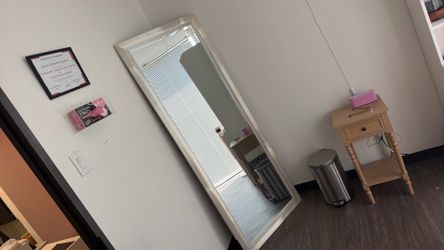 Silver aesthetic mirror