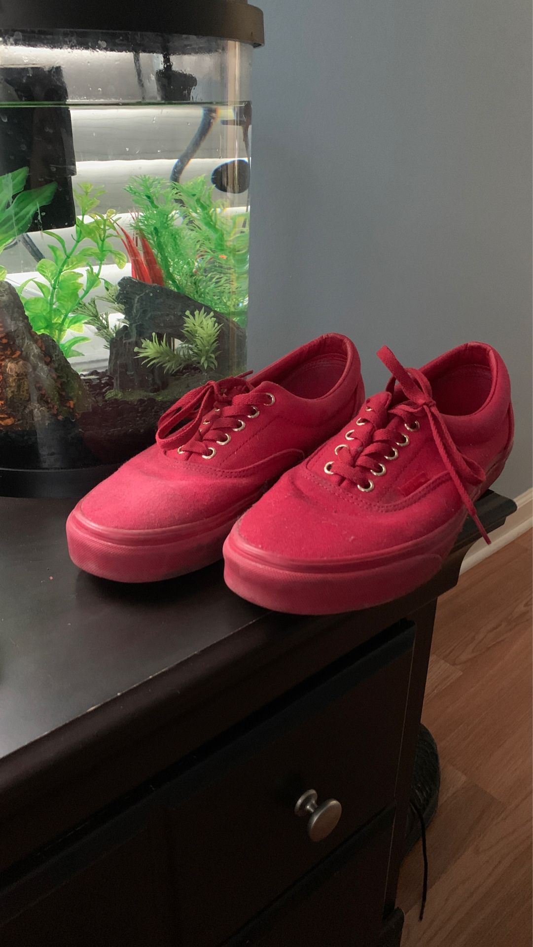 Red vans SIZE 9.5 MEN