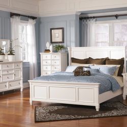 Prentice White Panel Bedroom Set

