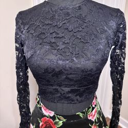 Two Piece Prom Dress 