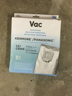 Vac Kenmore/Panasonic C5/C5055 Vacuum Bag