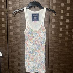 Rare authentic Y2K vintage PINK Victoria’s Secret ribbed tank