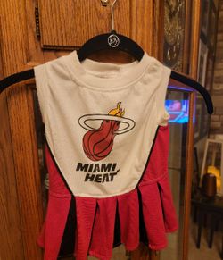 MIAMI HEAT DOG DRESS $10