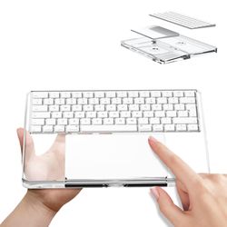 HEWYIOS 3-in-1 Acrylic Keyboard and Trackpad Stand