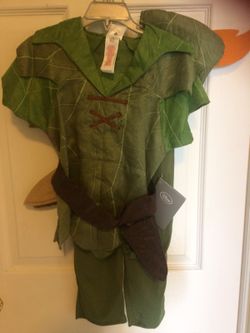 PeterPan costume Disney sz 4