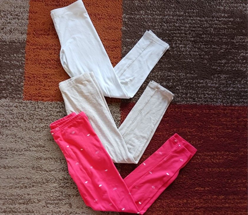 Old Navy Girl's Full Length Stretch Leggings Bundle M(8) 