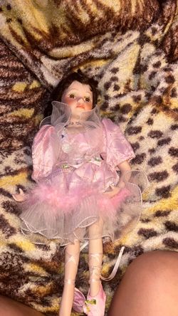 Vintage glass doll