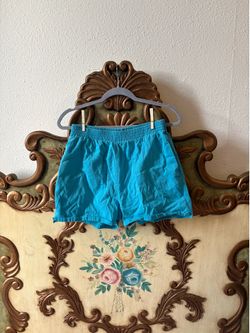 Retro Blue Summer Shorts
