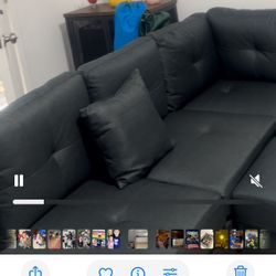 Sectional With Ottoman