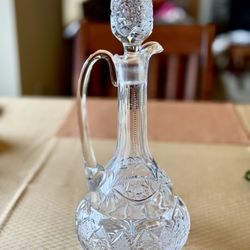 Cut Glass wine decanter