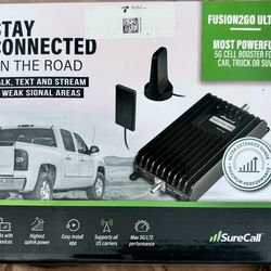 NEW SureCall Fusion2Go Ultra 5G Signal Booster for Car Truck SUV All US Carriers