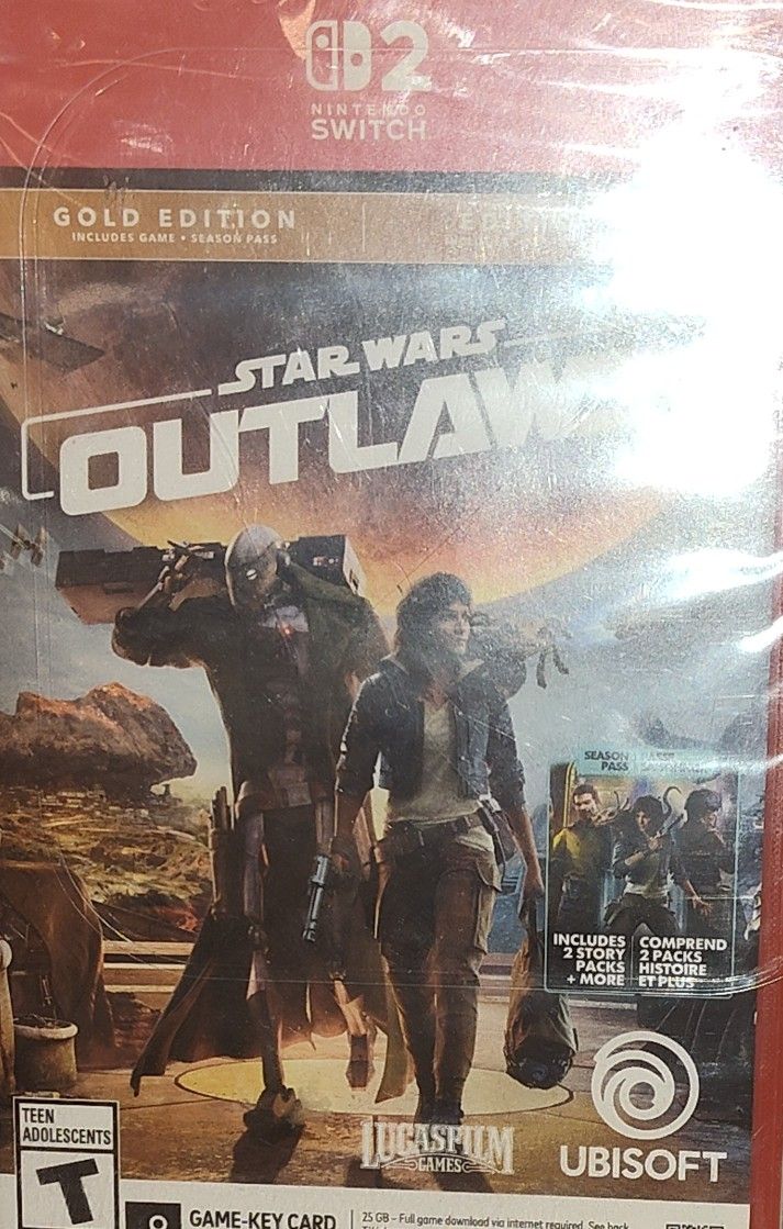 Star wars Outlaws Gold Edition Switch 2 