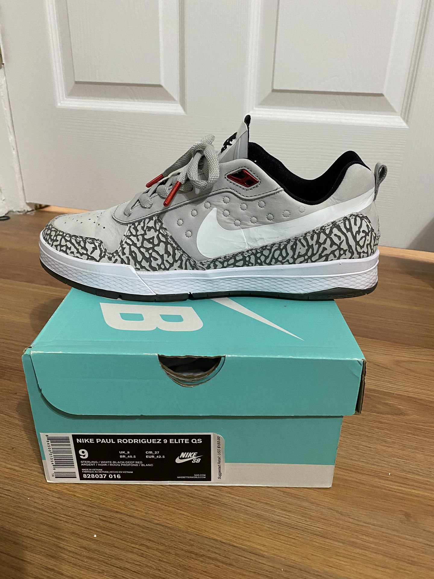 Nike Paul Rodriguez 9 Elite QS P-Rod J Rod Size 9