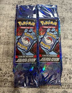 Santa Cruz Pokémon Blind Bag Deck Board 2026 **2 SEALED BOARDS**