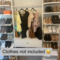 IKEA ELVARI Shoe And Clothes Closet System
