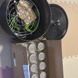 Canning equipment fully loaded