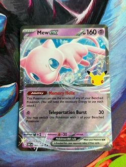 Mew Ex #66 Pokemon TCG 30th Celebration