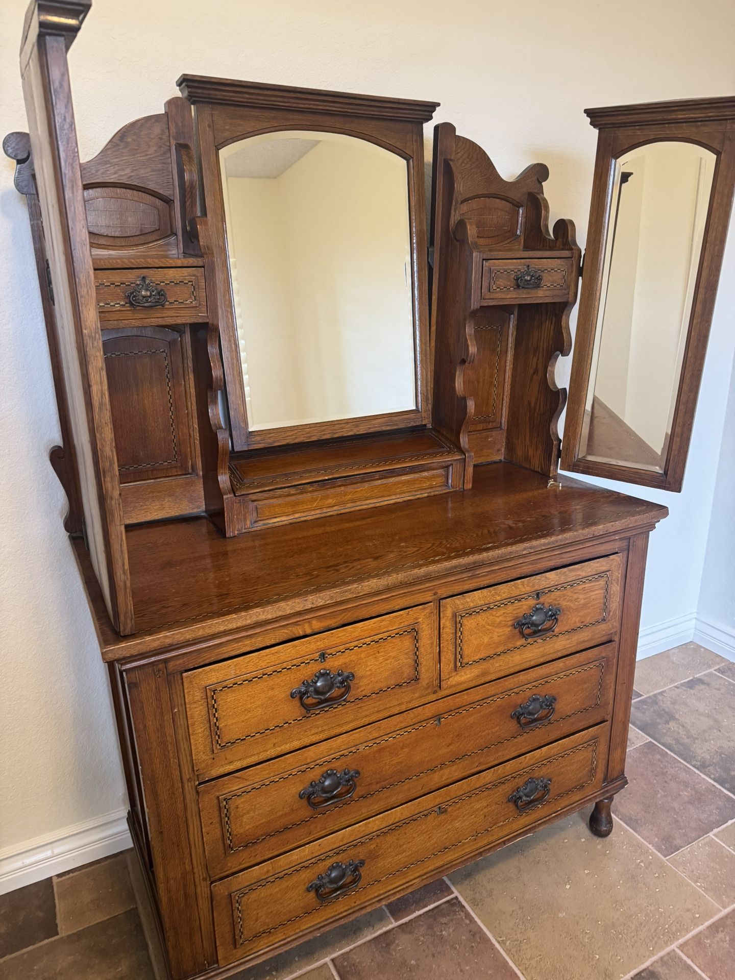 Antique Wooden Dresser