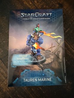 BlizzCon 2026 StarCraft Tauren Marine Promo Miniature Board Game Exclusive