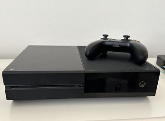 Xbox one black 500gb with original controller deals