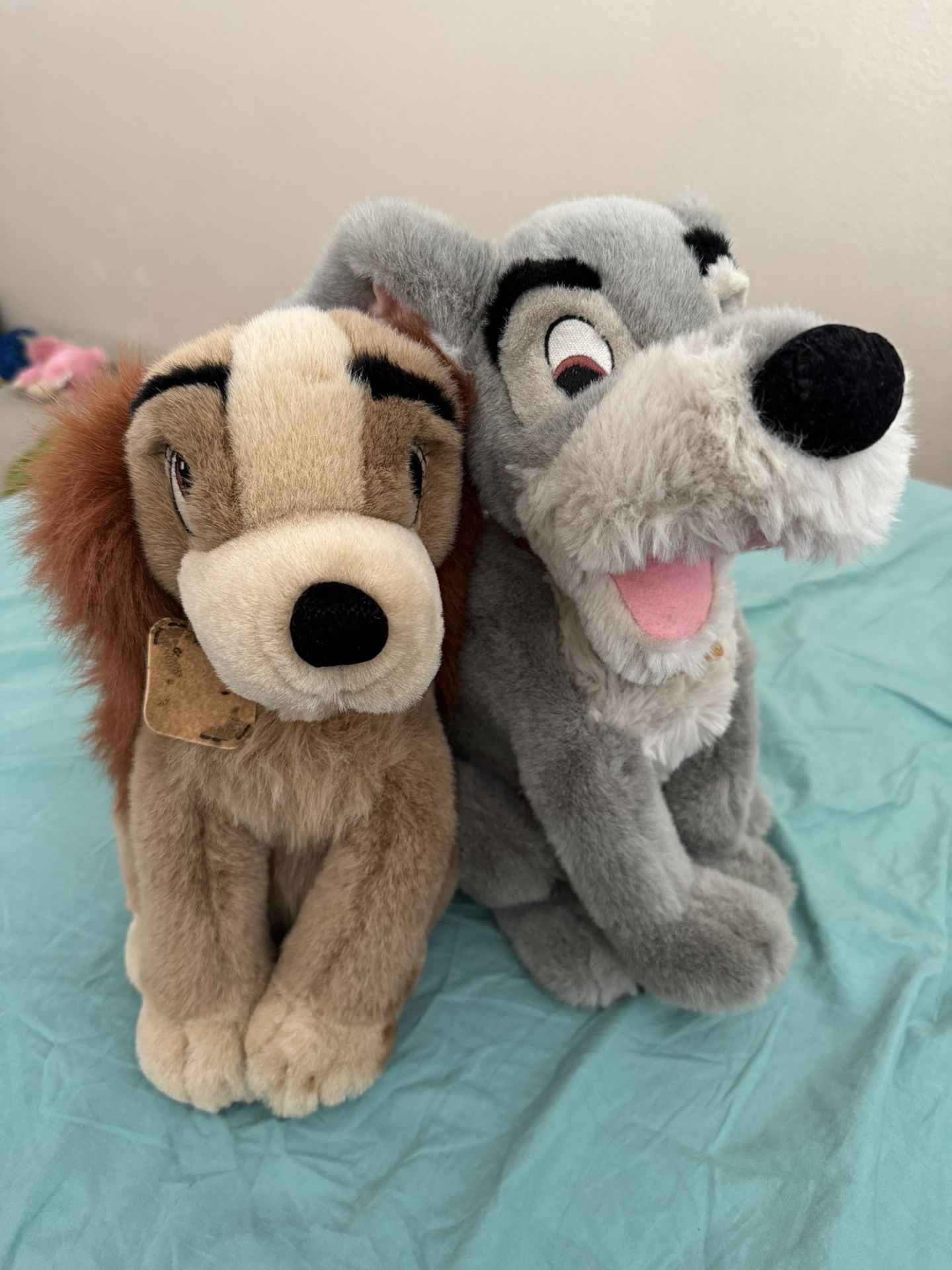 Disney Lady and the Tramp Stuffed Animals Collectors Items