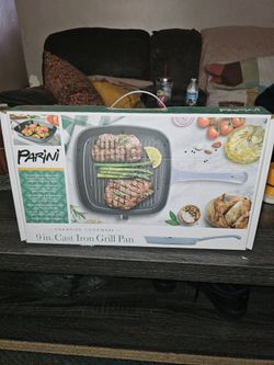9 In. Cast Iron Grill Pan