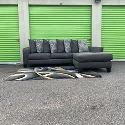 2 Piece Gray Sectional