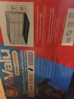 Large dog crate