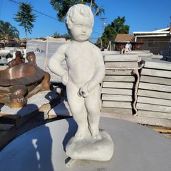 CEMENT BOY STATUE (25" INCH TALL) $60