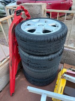 Audi B5 S4 rims and tires