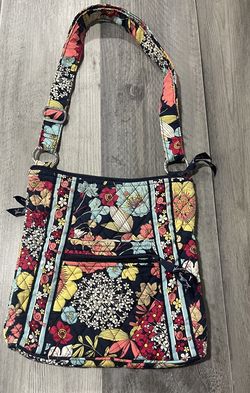 Vera Bradley Happy Snails Retired Print Crossbody Quilted Hipster Purse 