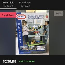 Little Tikes Construct 'n Learn Smart Workbench