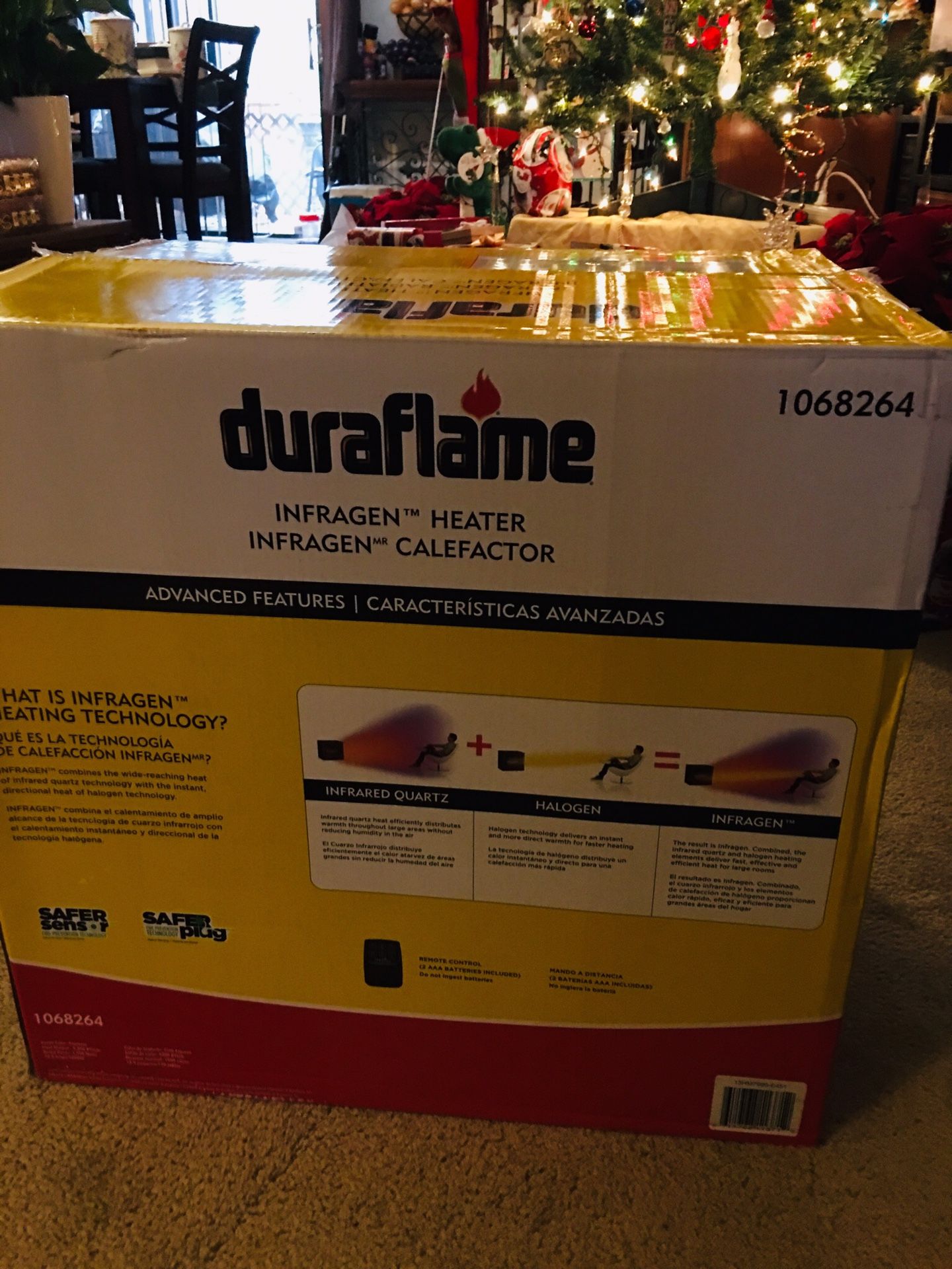 New Duraflame Infragen Heater with Remote puts out 2.6x more heat for Sale  in Douglasville, GA - OfferUp
