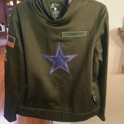 Brand New Cowboys Military Style Hoodie