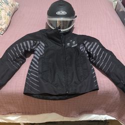Motorcycle Helmet And Jacket