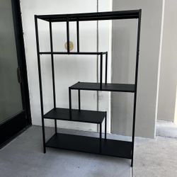 New In Box 59 Inch Tall Display Home Decor Shelf Metal Rack Bookshelf 