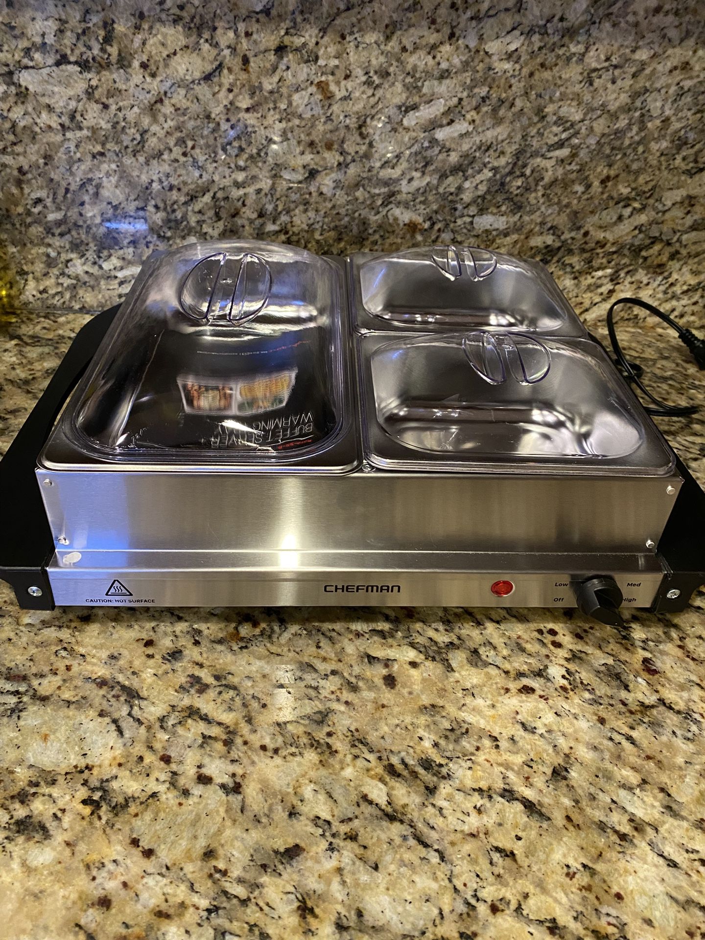 Chefman Electric Buffet Server + Warming Tray 
