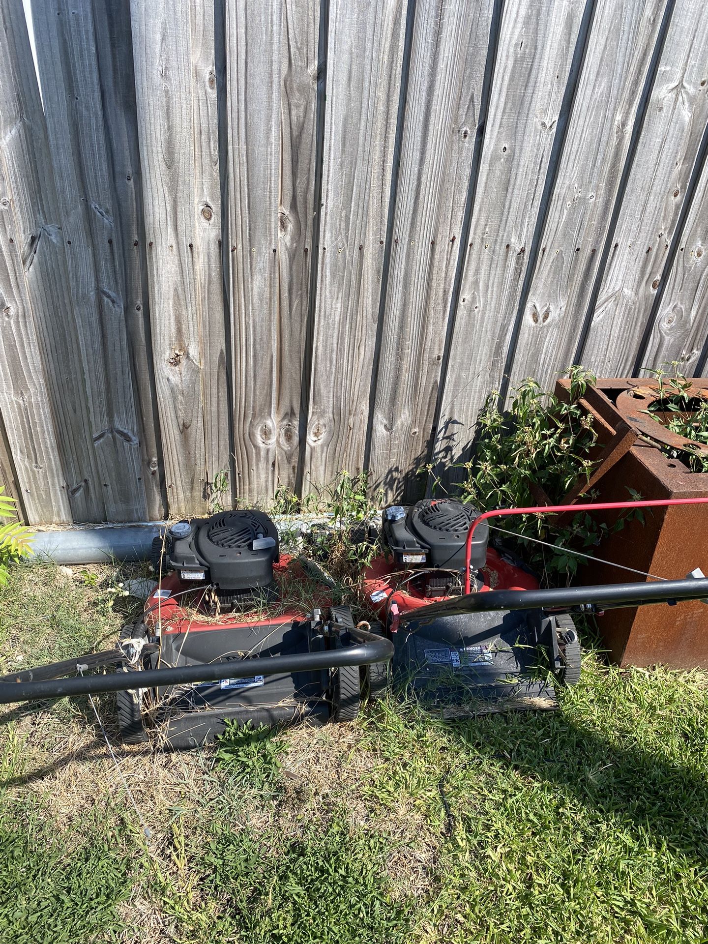 Broken Lawn Mowers