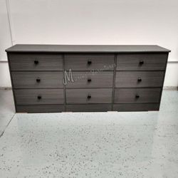 Gray Matte Wide Bedroom Dresser!