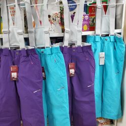 New Girls Snow Bib Size 7-8