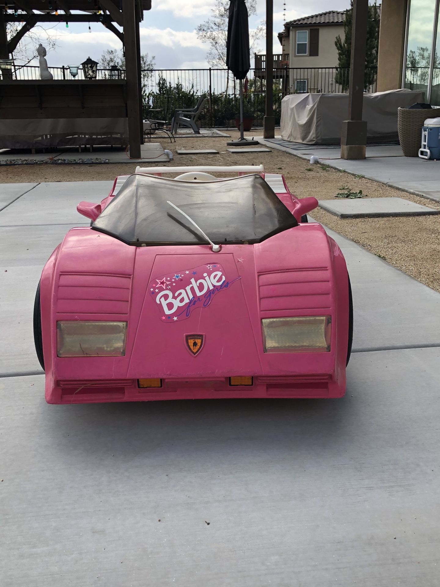 Power wheels Barbie countach w/ battery and charger for