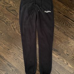 Men’s Hollister Black Sweatpant Joggers, Medium