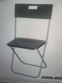 IKEA Gunde Folding Chair, Black