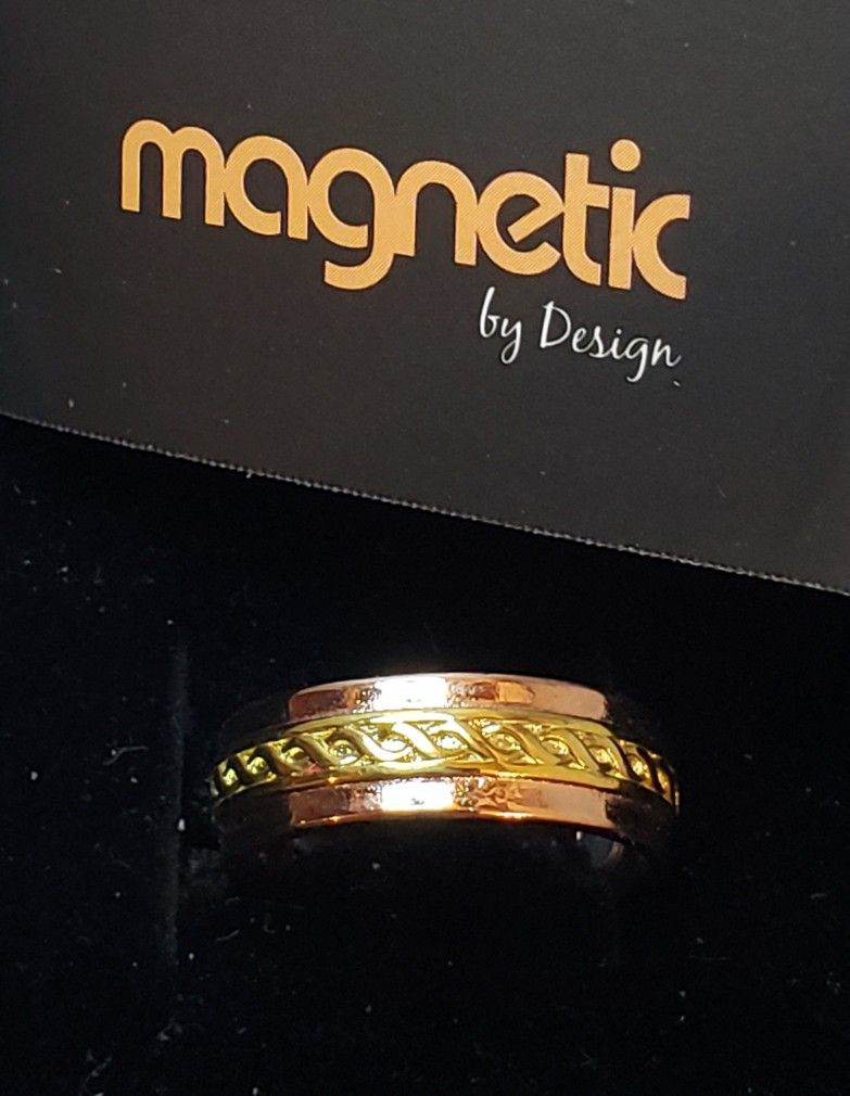 Size 6, Adjustable, Magnetic by Design Band RingĀ