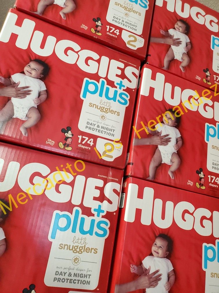 Huggies Size 2 Little Snugglers 174 Pañales Diapers❗️Nuevos Firm Price