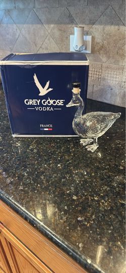 Grey Goose Glass Sculpture Decanter