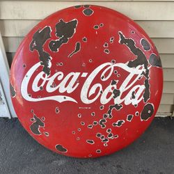 1950’s Coca Cola 36” Sign  
