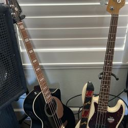 Fender American Jazz Bass & Kingman Acoustic