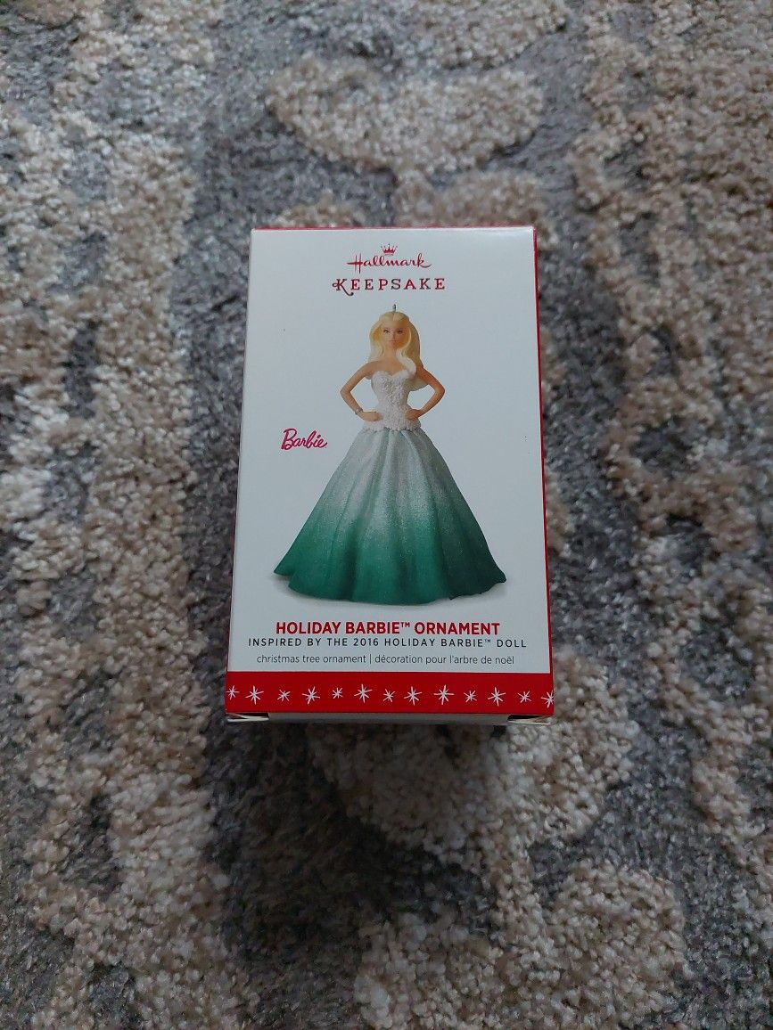 2016 Holiday Barbie Ornament 